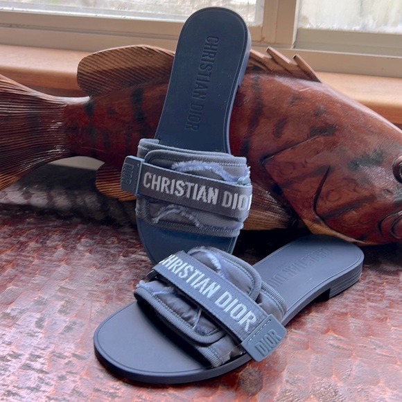 The Christian Dior Dio(r)evolution Slide Sandal Like New Size 37/US 7 Gorgeous🌺 - Picture 10 of 12